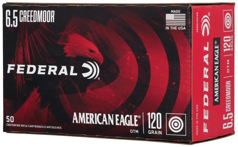 American Eagle Rifle, 6.5 Creedmoor, 120 Grain, Open Tip Match, 2900 fps